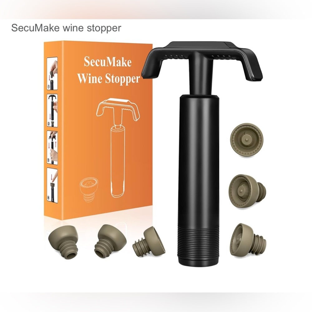 🍷NEW🍷 Wine Stopper Set by SecuMake